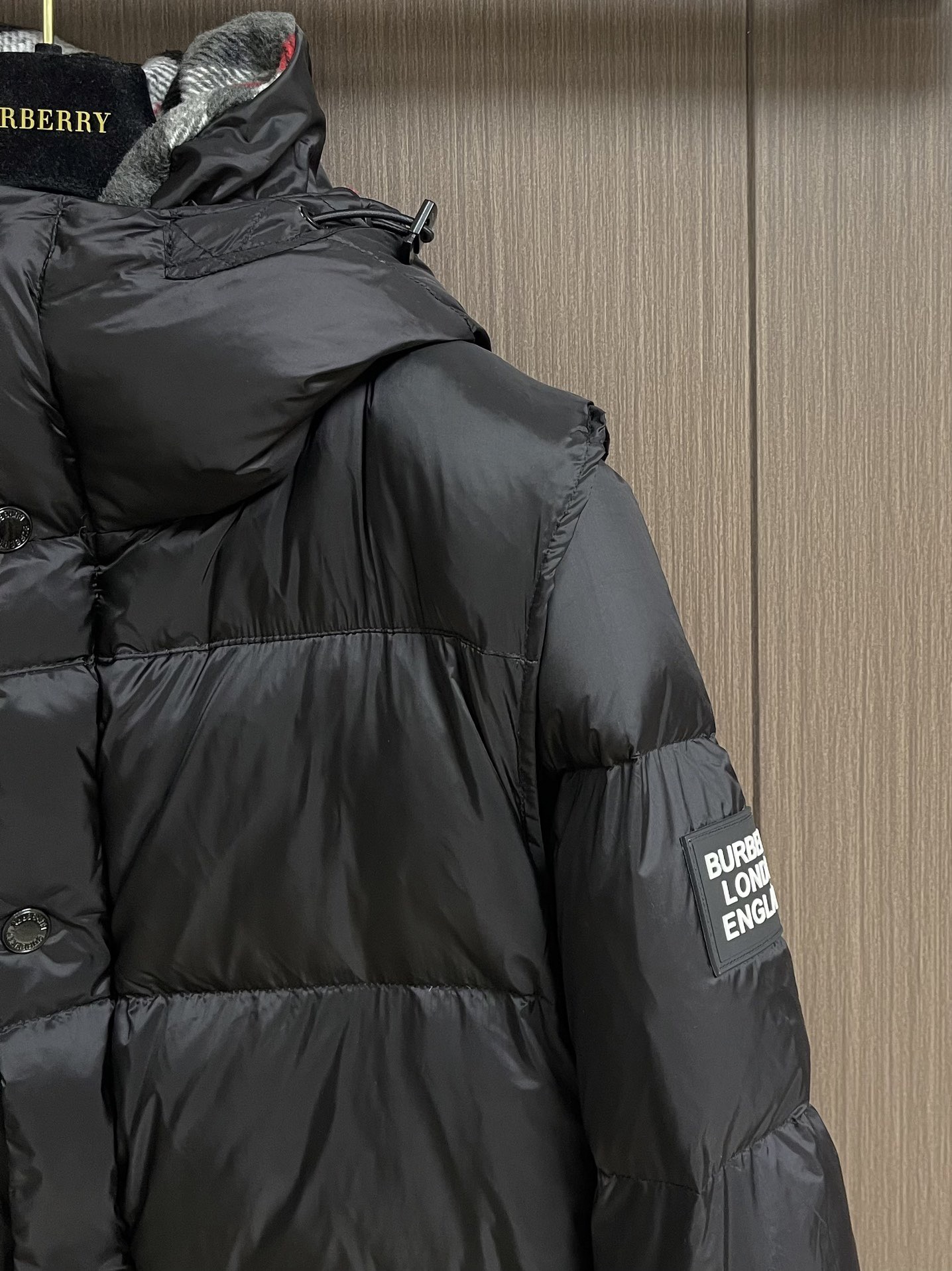 Burberry Couple Vest Cashmere Black Hooded S-m-l-xl-xxl