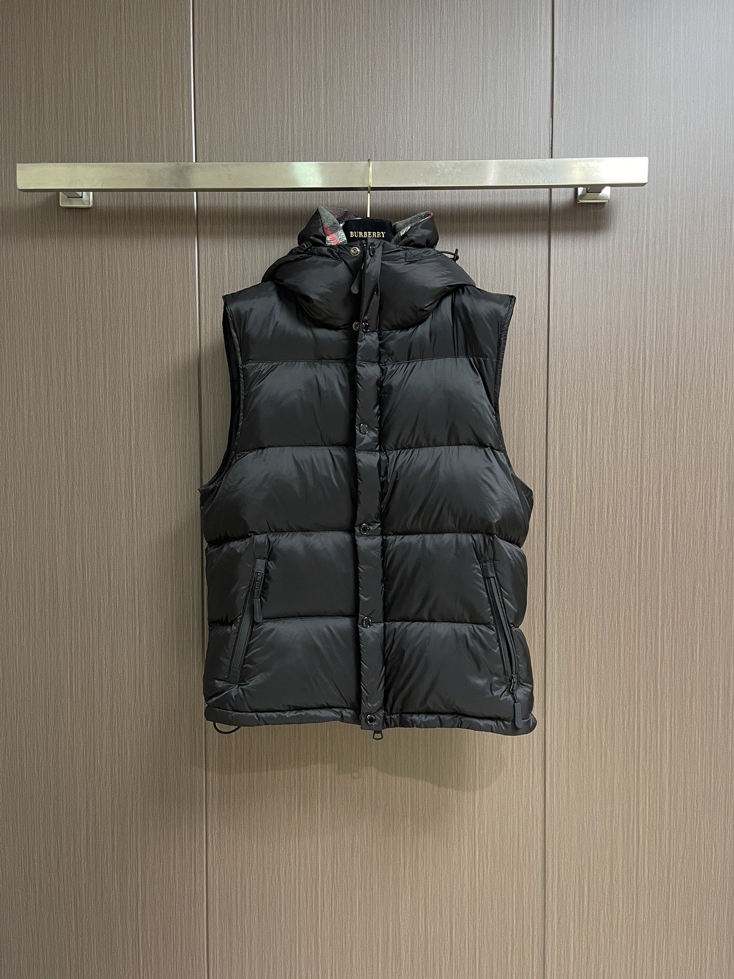 Burberry Couple Vest Cashmere Black Hooded S-m-l-xl-xxl