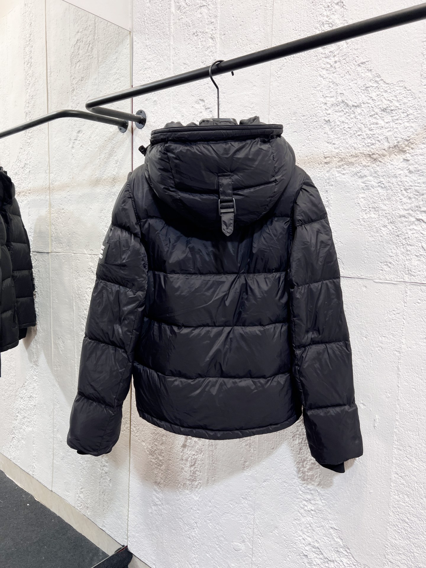 Couple Down Jacket White Duck Down Black Couple Style S-m-l-xl-xxl