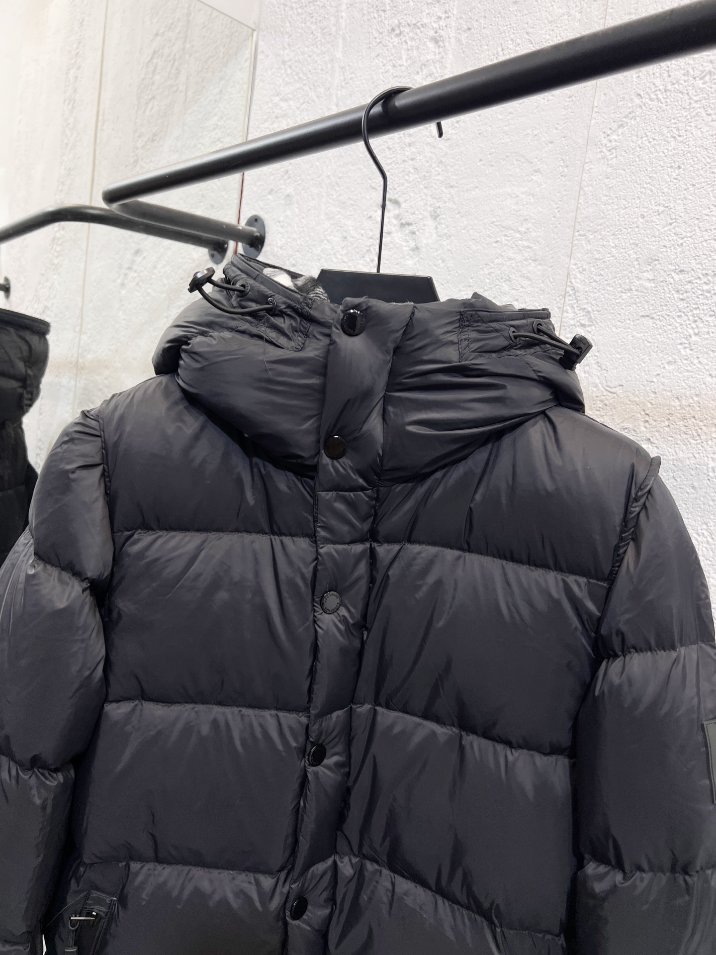 Couple Down Jacket White Duck Down Black Couple Style S-m-l-xl-xxl