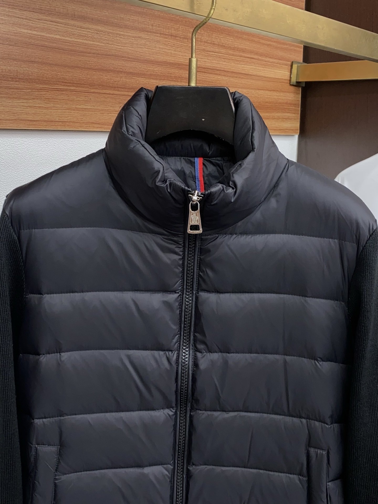 Moncler Down Jacket Knitted Hooded M-l