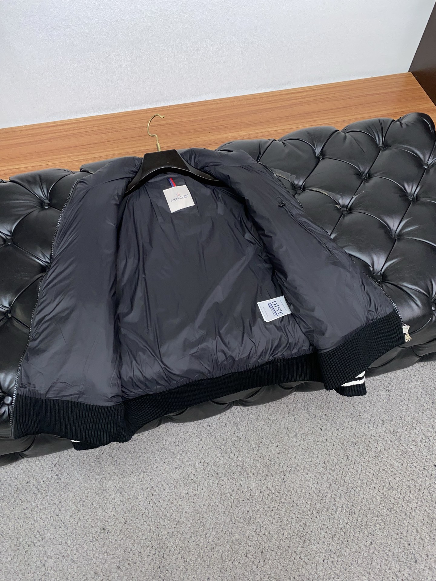 Moncler Down Jacket Knitted Hooded M-l