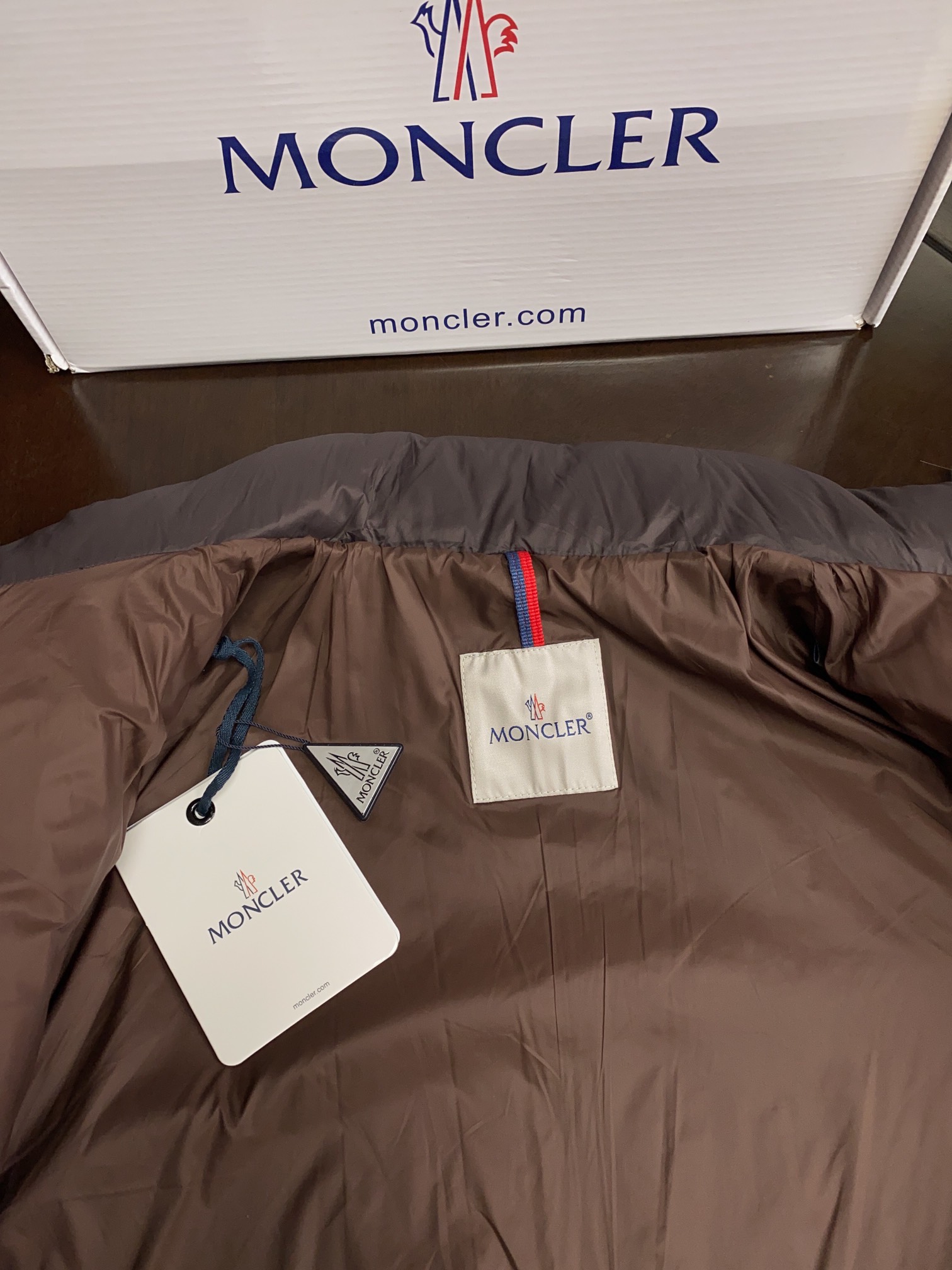 Moncler Couple Down Jacket Knitted Hooded M