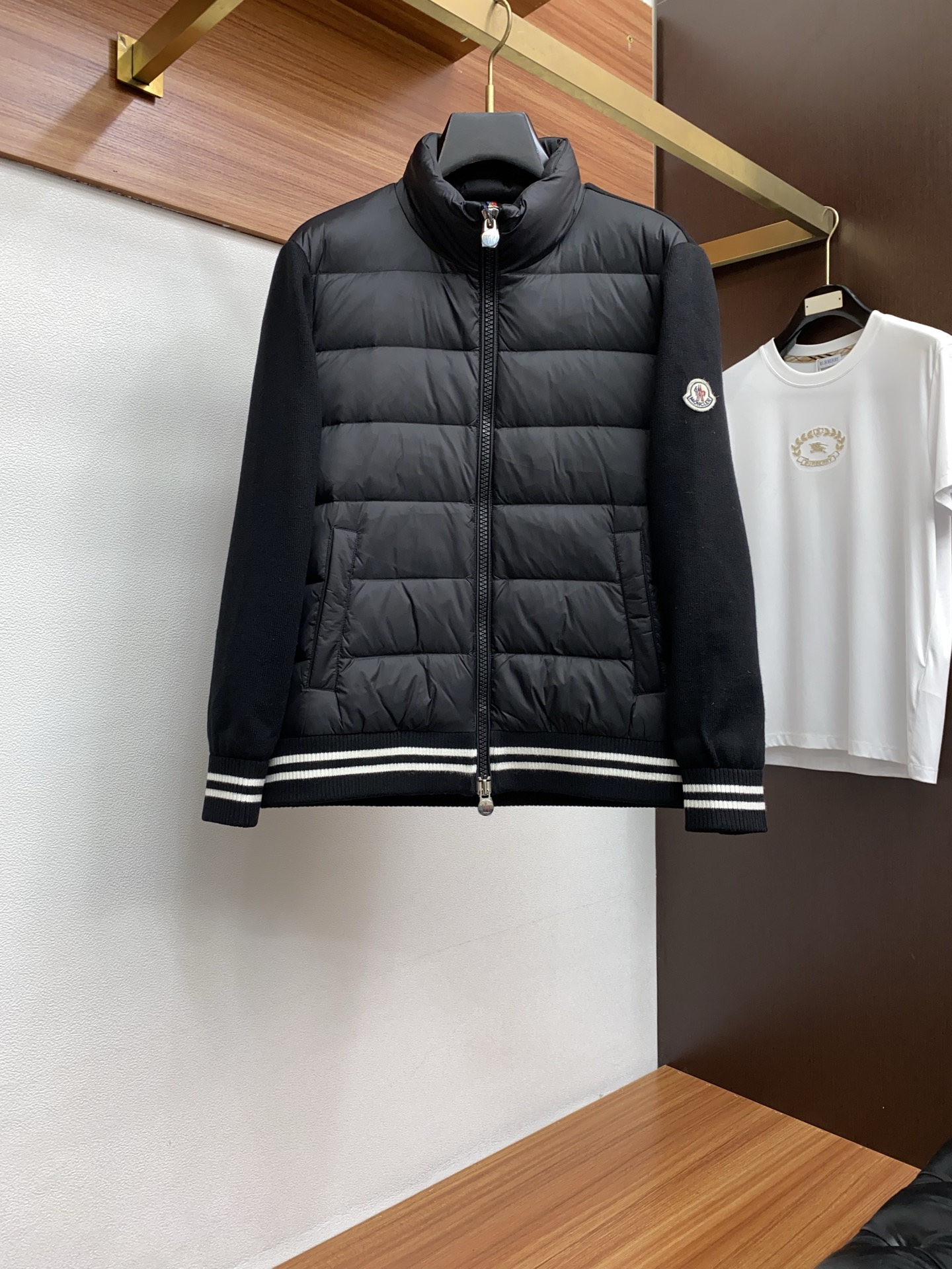 Moncler Male Down Jacket White Duck Down Hooded M-l-xl
