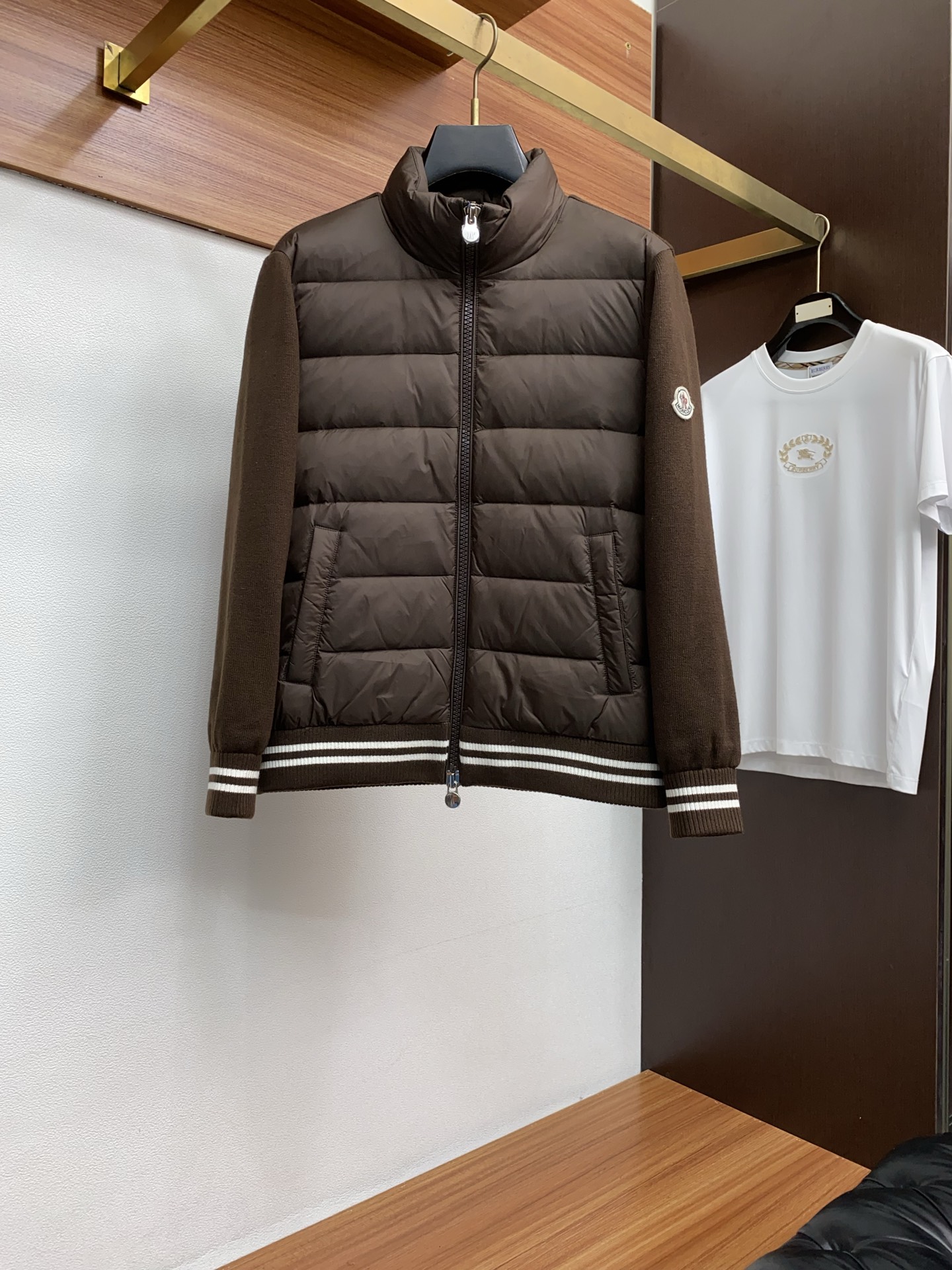 Moncler Male Down Jacket White Duck Down Hooded M-l-xl
