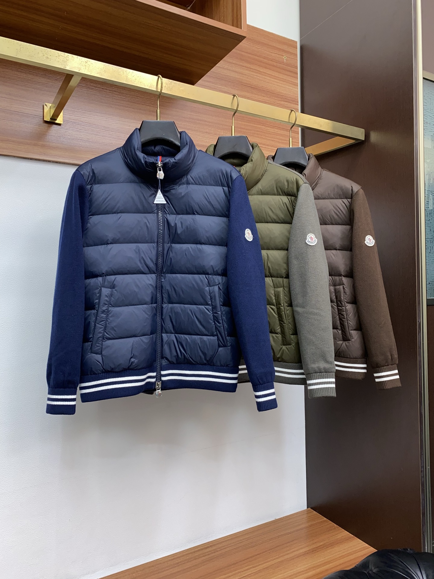 Moncler Male Down Jacket White Duck Down Hooded M-l-xl