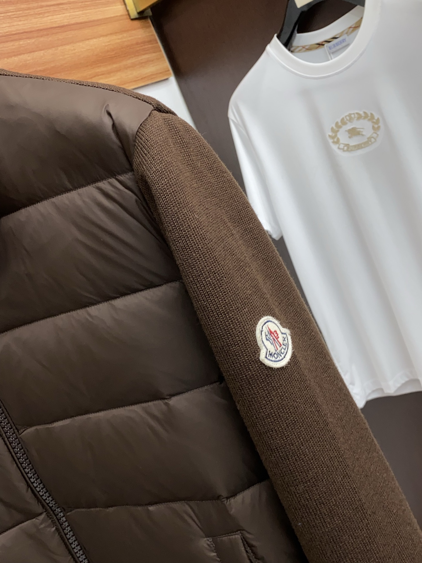 Moncler Male Down Jacket White Duck Down Hooded M-l-xl