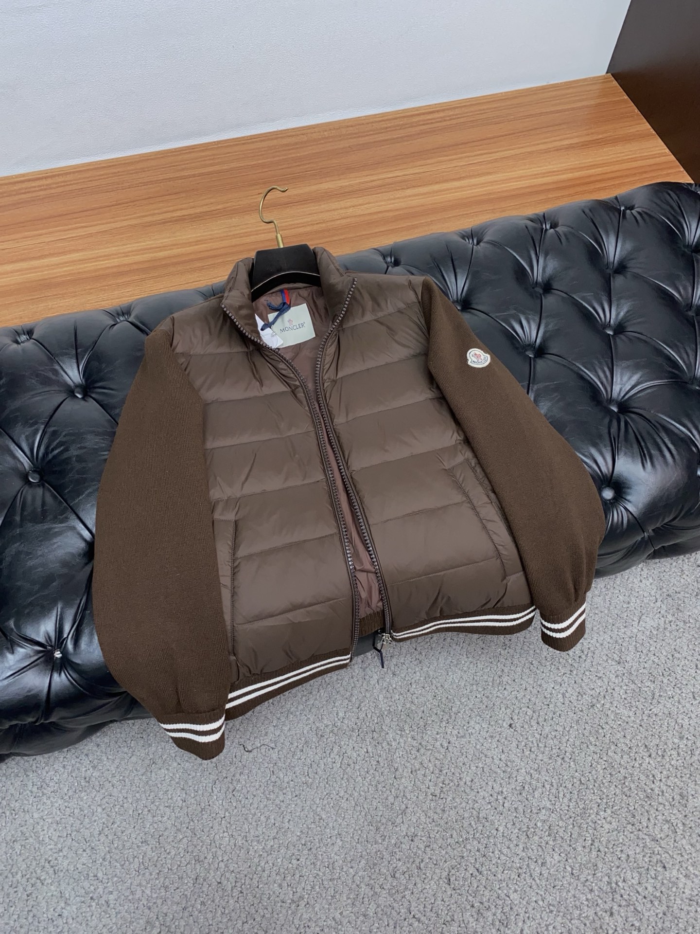 Moncler Male Down Jacket White Duck Down Hooded M-l-xl