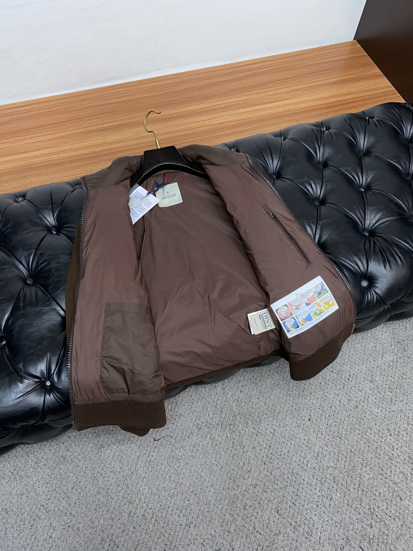 Moncler Male Down Jacket White Duck Down Hooded M-l-xl