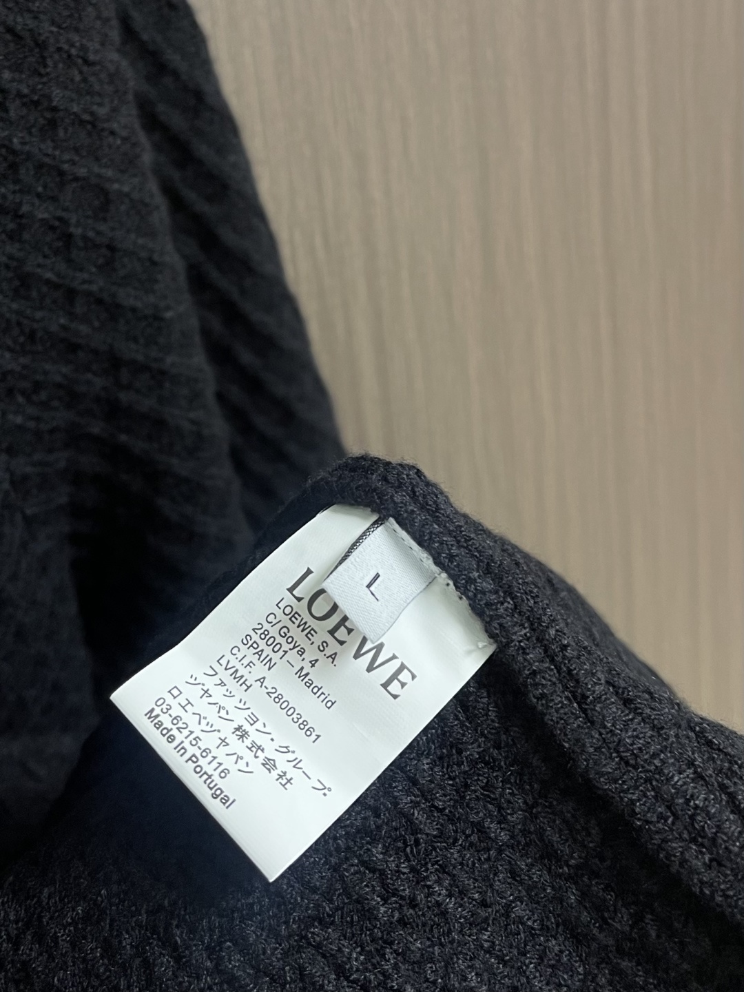 Loewe Basic Clothing Wool Loose Fit S-m-l-xl-xxl-xxxl