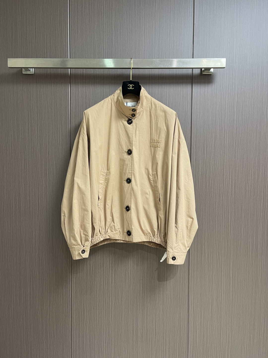 Miu Miu Couple Jacket Cotton Loose Fit S-m-l