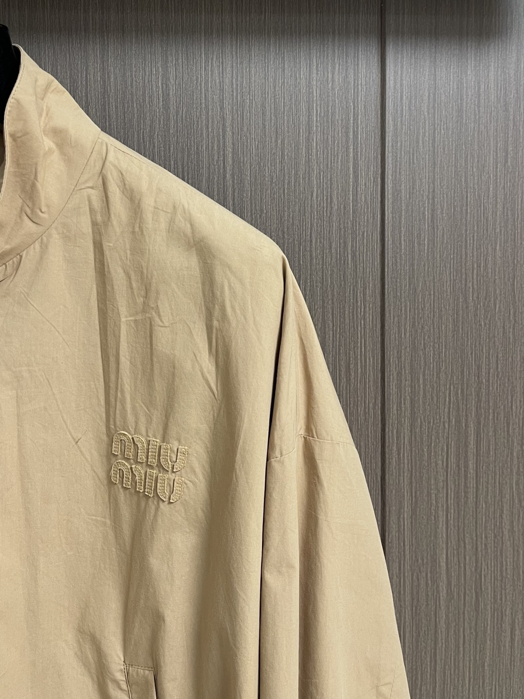 Miu Miu Couple Jacket Cotton Loose Fit S-m-l