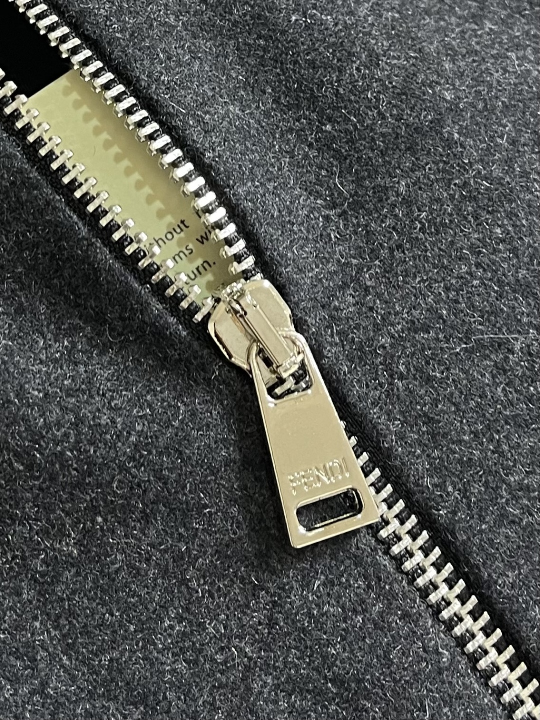 Fendi Couple Jacket Cashmere Gray Hooded S-m-l-xl