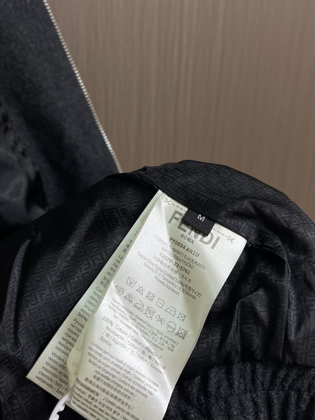 Fendi Couple Jacket Cashmere Gray Hooded S-m-l-xl