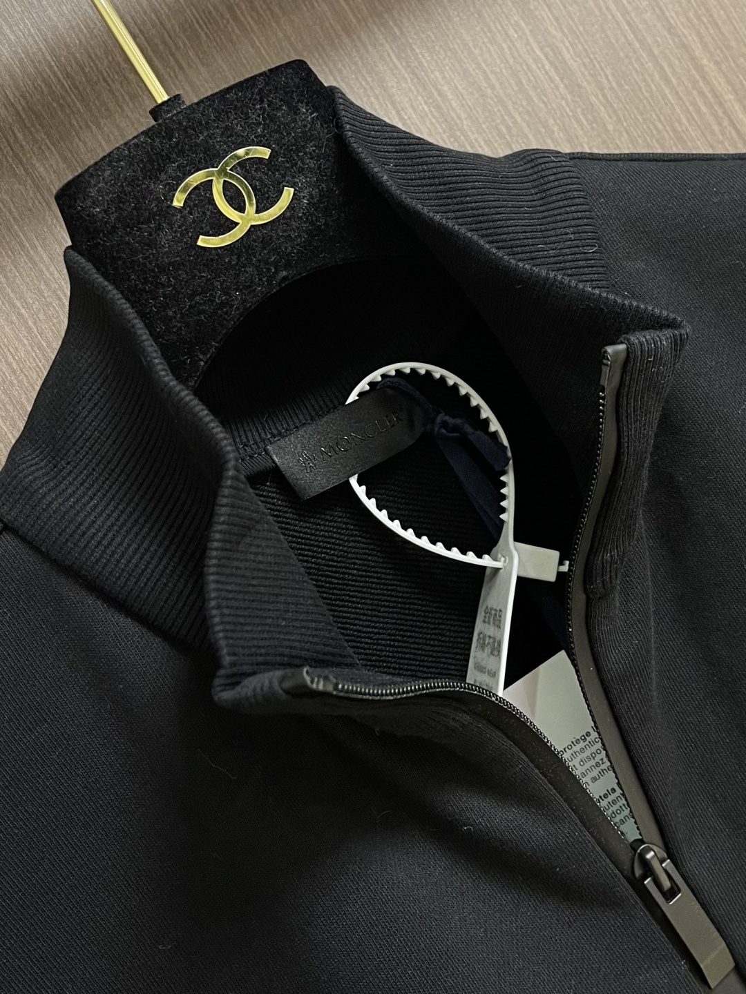 Moncler Couple Hoodie Cotton Black S-m-l-xl