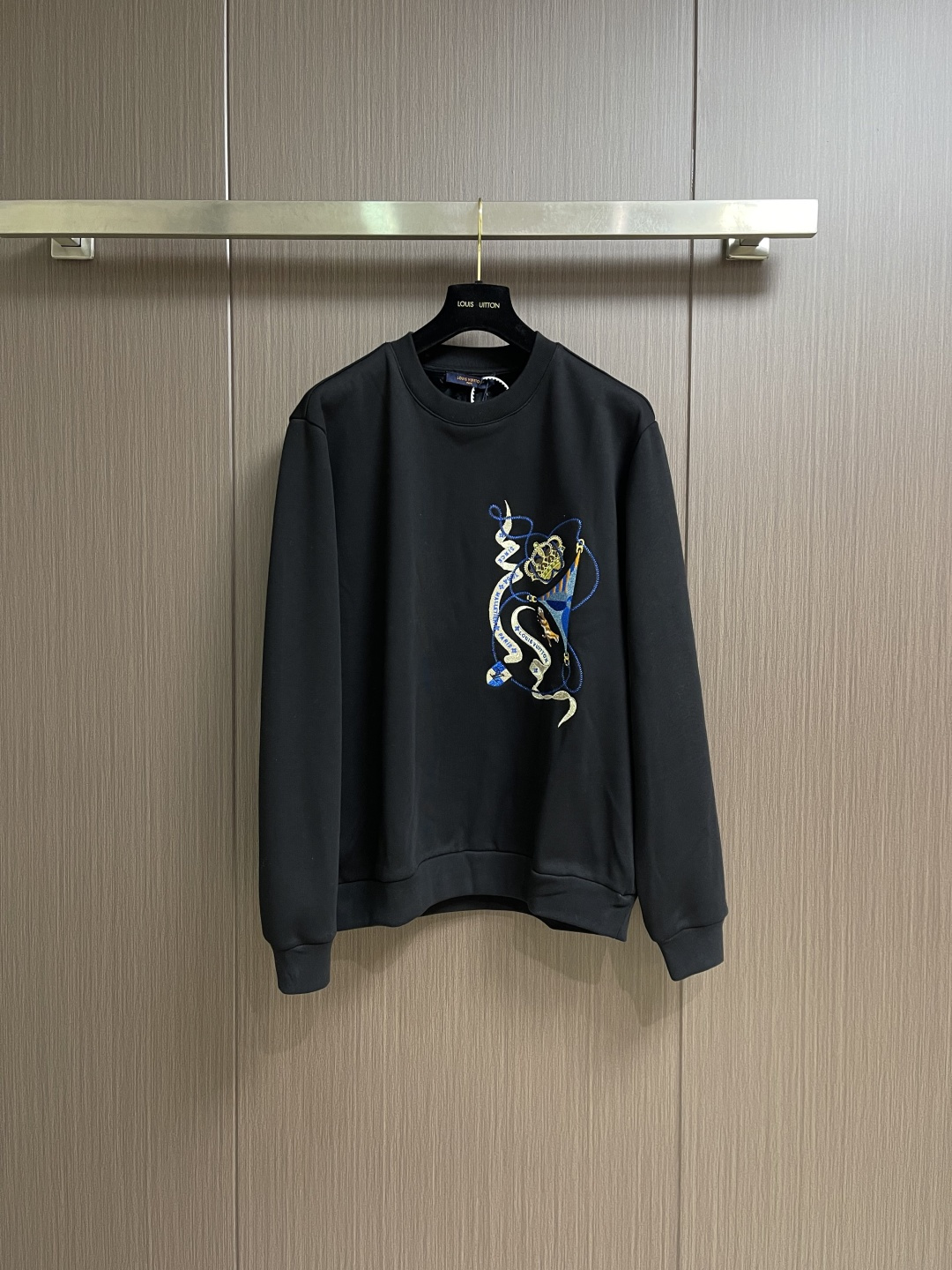 Louis Vuitton Couple Hoodie Cotton Loose Fit S-m-l-xl