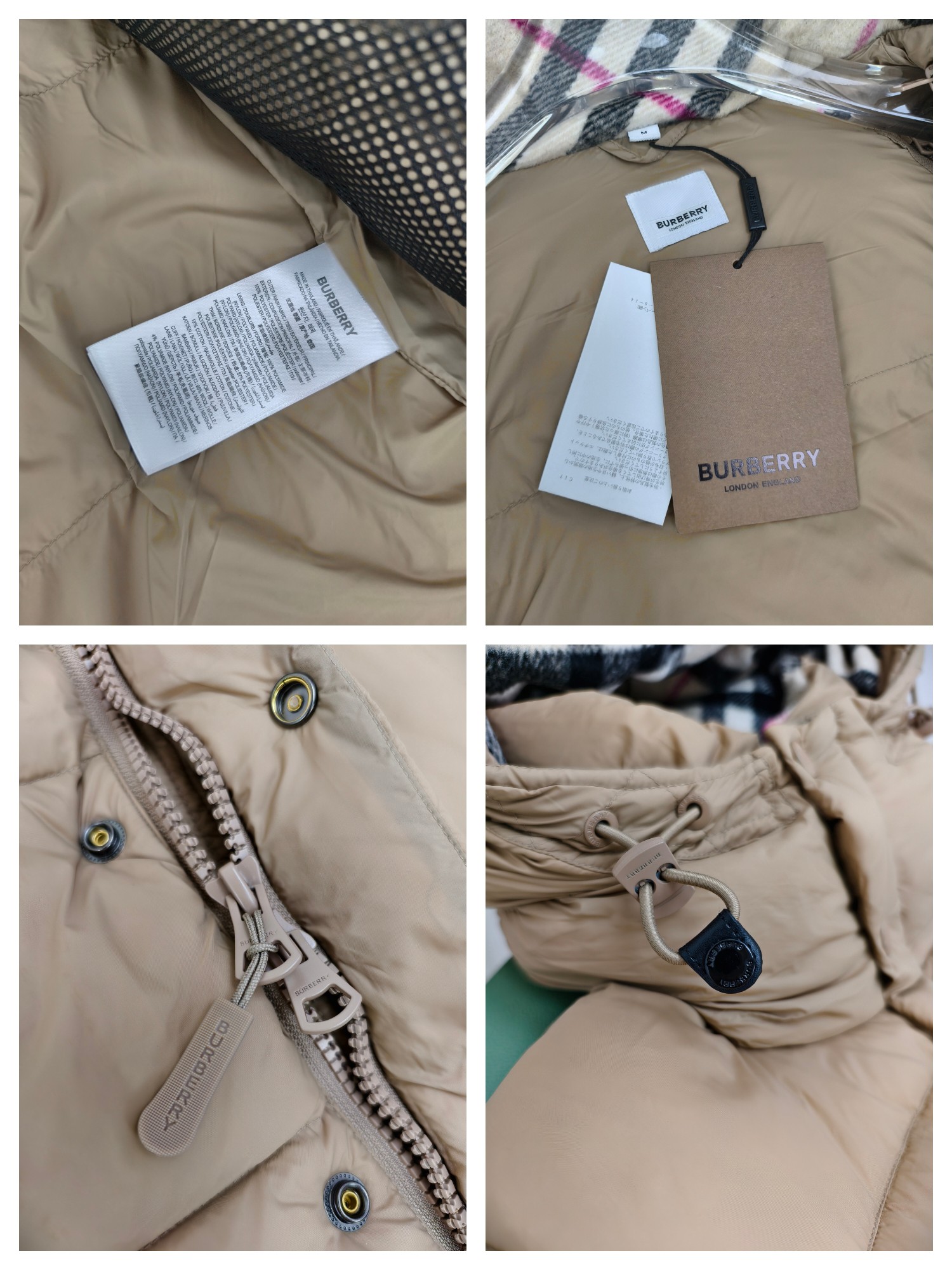 Burberry Down Jacket Black S-m-l-xl-xxl