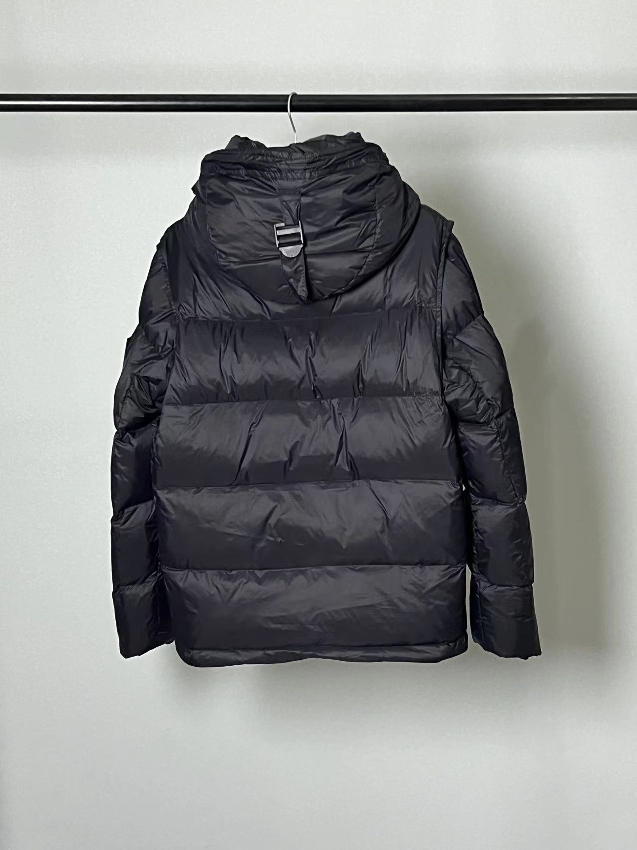 Burberry Couple Vest Wool Black Hooded S-xl