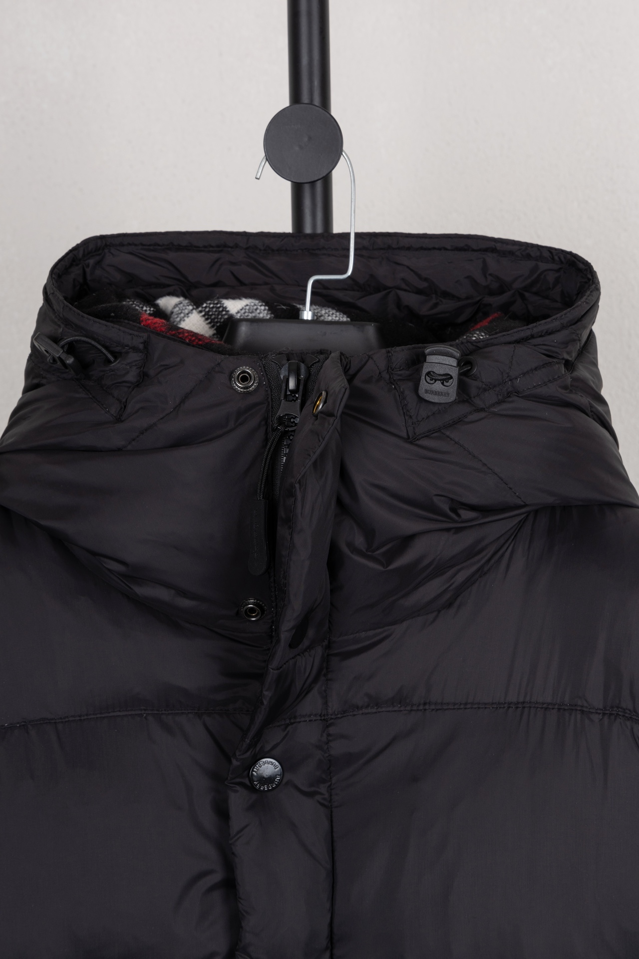 Burberry Male Vest Polyester Black Hooded S-xxl