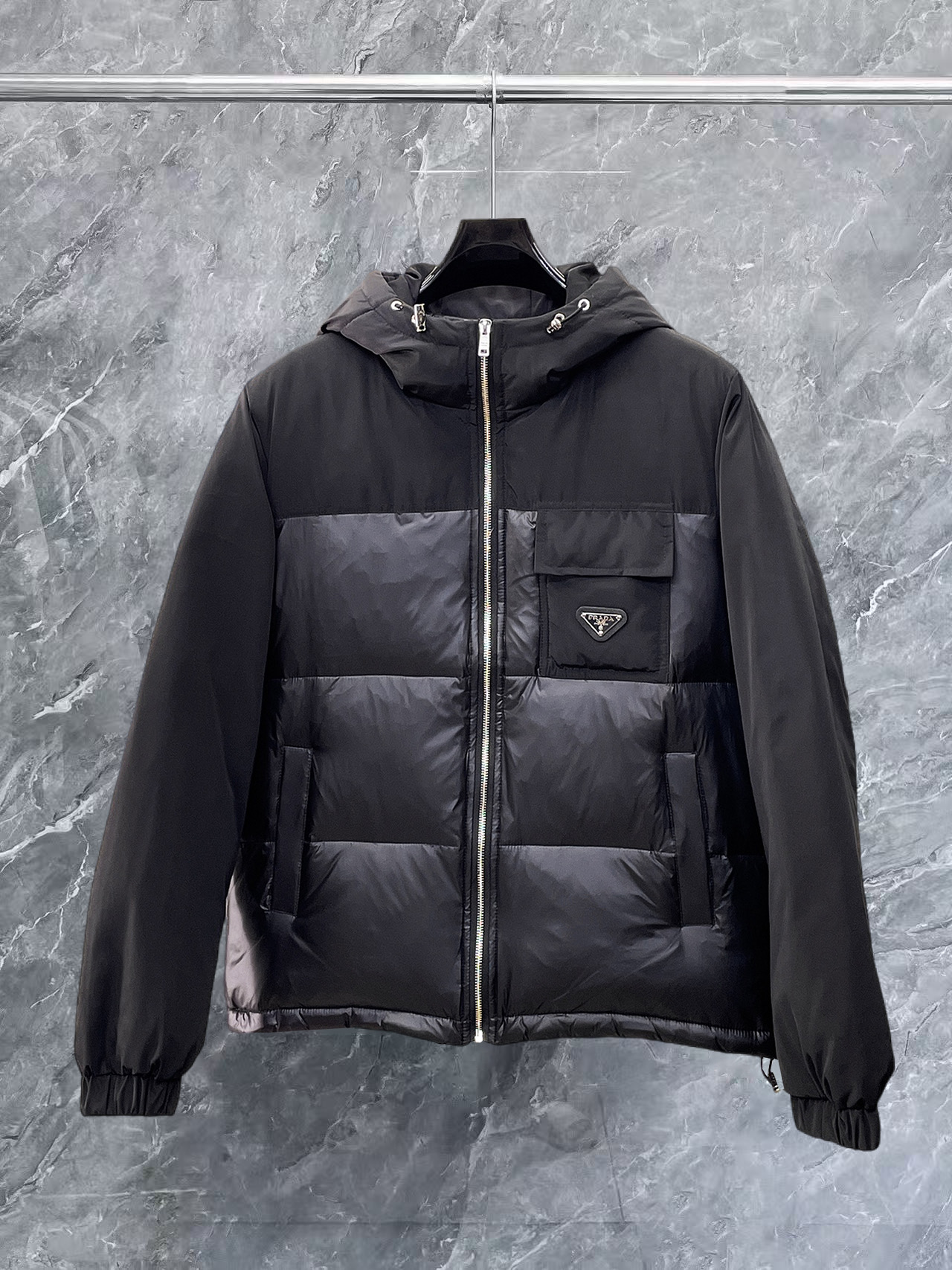 Prada Couple Down Jacket Goose Down M-l-xl