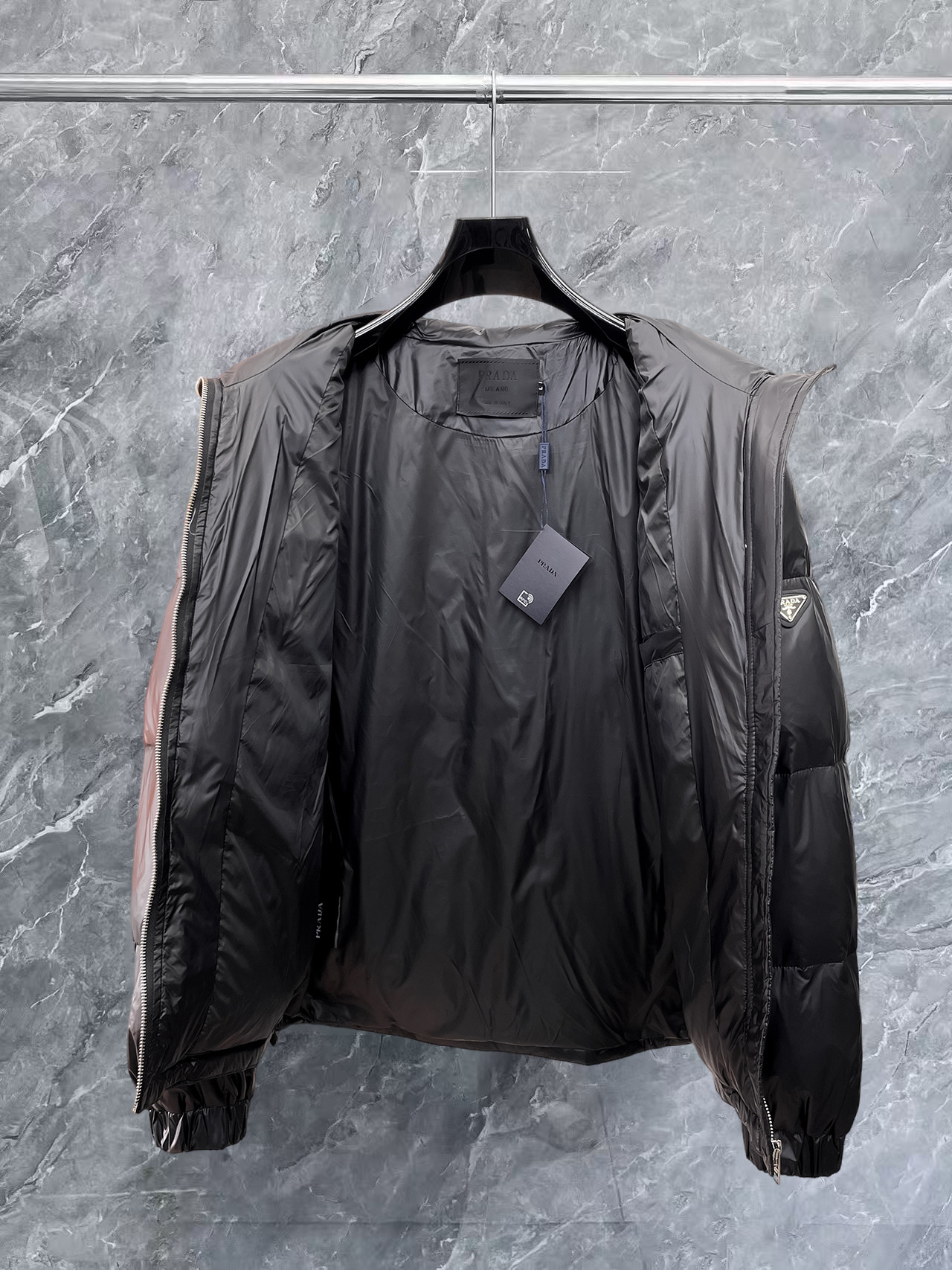 Prada Couple Down Jacket Goose Down M-l-xl