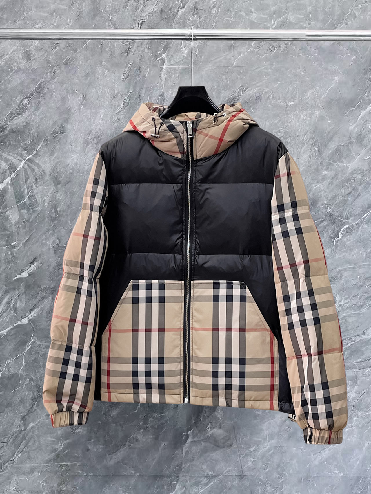 Burberry Couple Down Jacket Goose Down M-l-xl