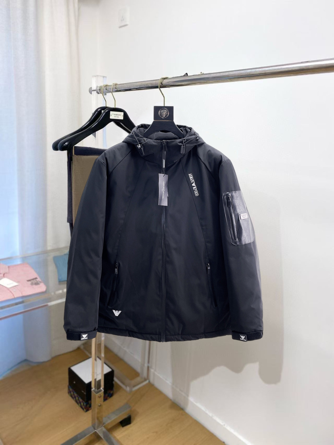 Armani Couple Down Jacket Goose Down M-l-xl