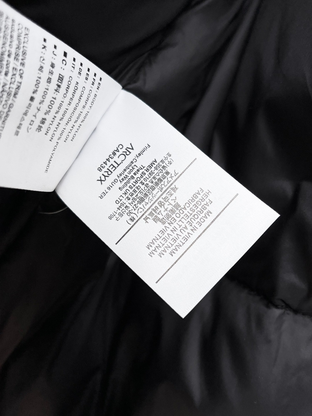 Arcteryx Couple Down Jacket Goose Down M-l-xl