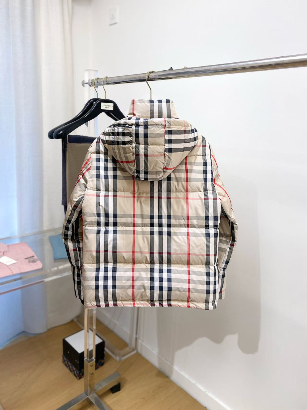 Burberry Couple Down Jacket Goose Down M-l-xl