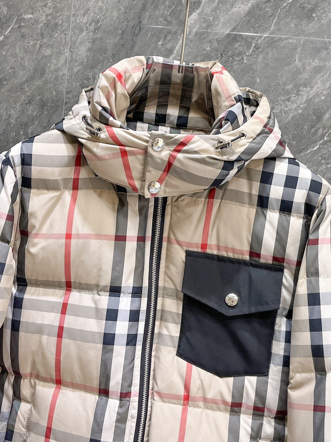 Burberry Couple Down Jacket Goose Down M-l-xl