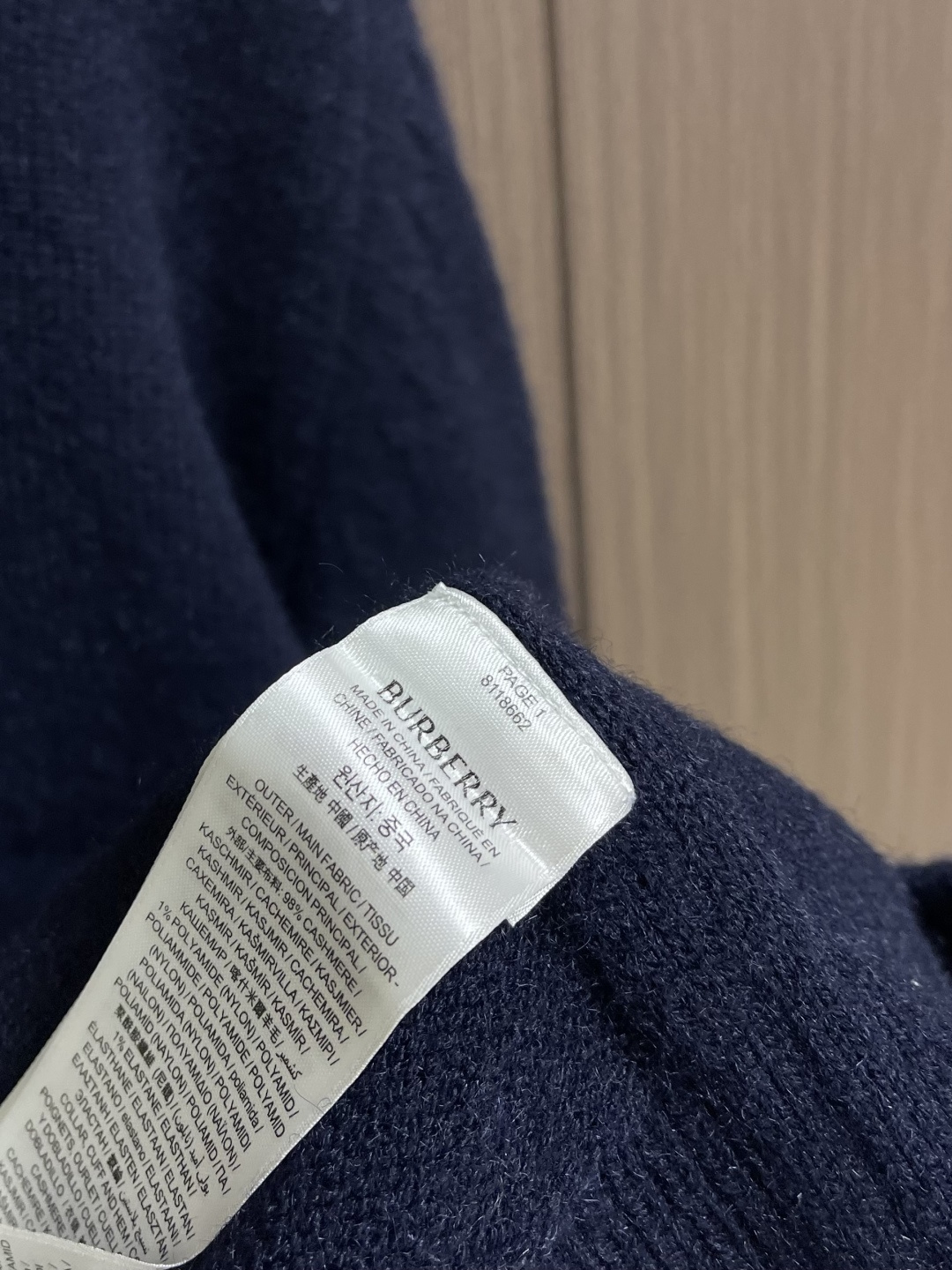 Burberry Couple Basic Clothing Wool S-m-l-xl