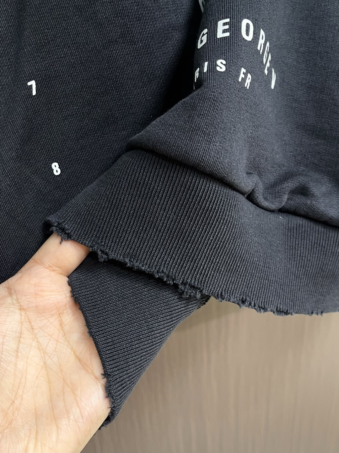 Balenciaga Couple Hoodie Cotton White Hooded S-m-l