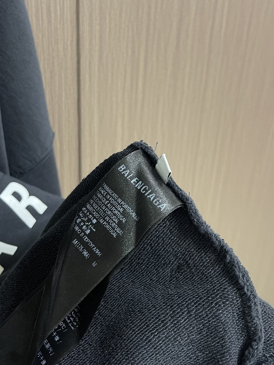 Balenciaga Couple Hoodie Cotton White Hooded S-m-l