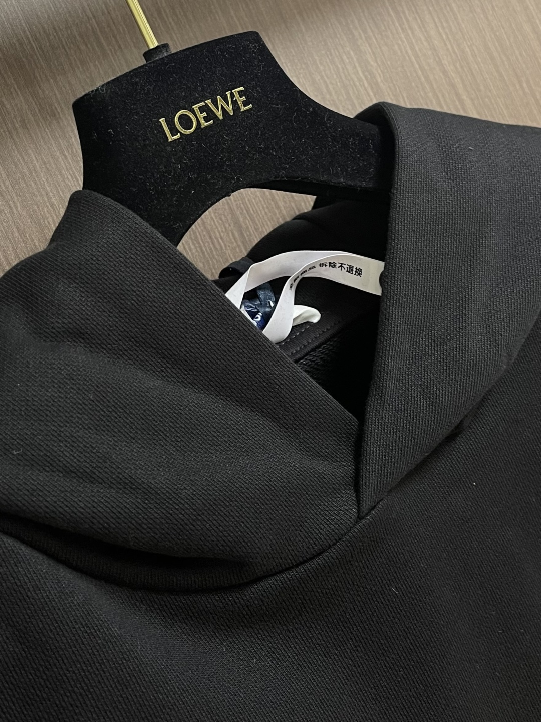 Moncler Couple Hoodie Cotton Black Hooded S-m-l-xl