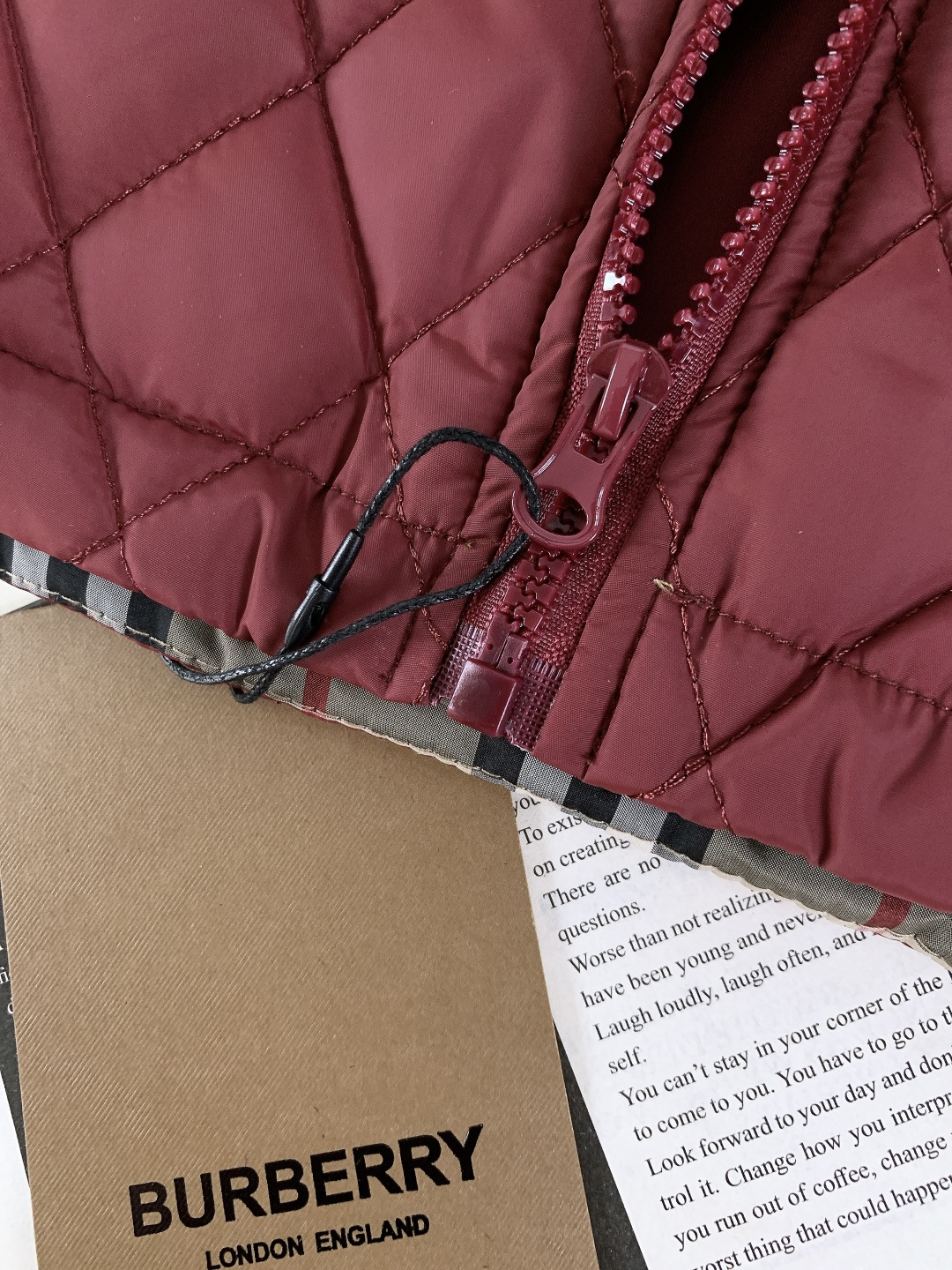 Burberry Vest Cotton Hooded S-m-xl