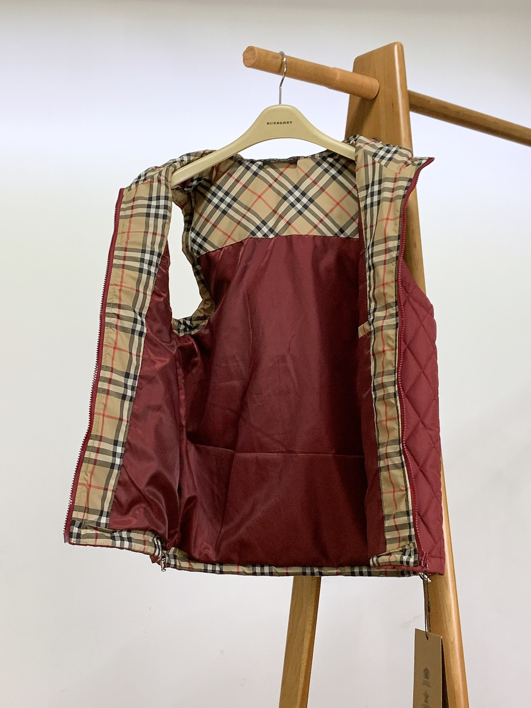 Burberry Vest Cotton Hooded S-m-xl