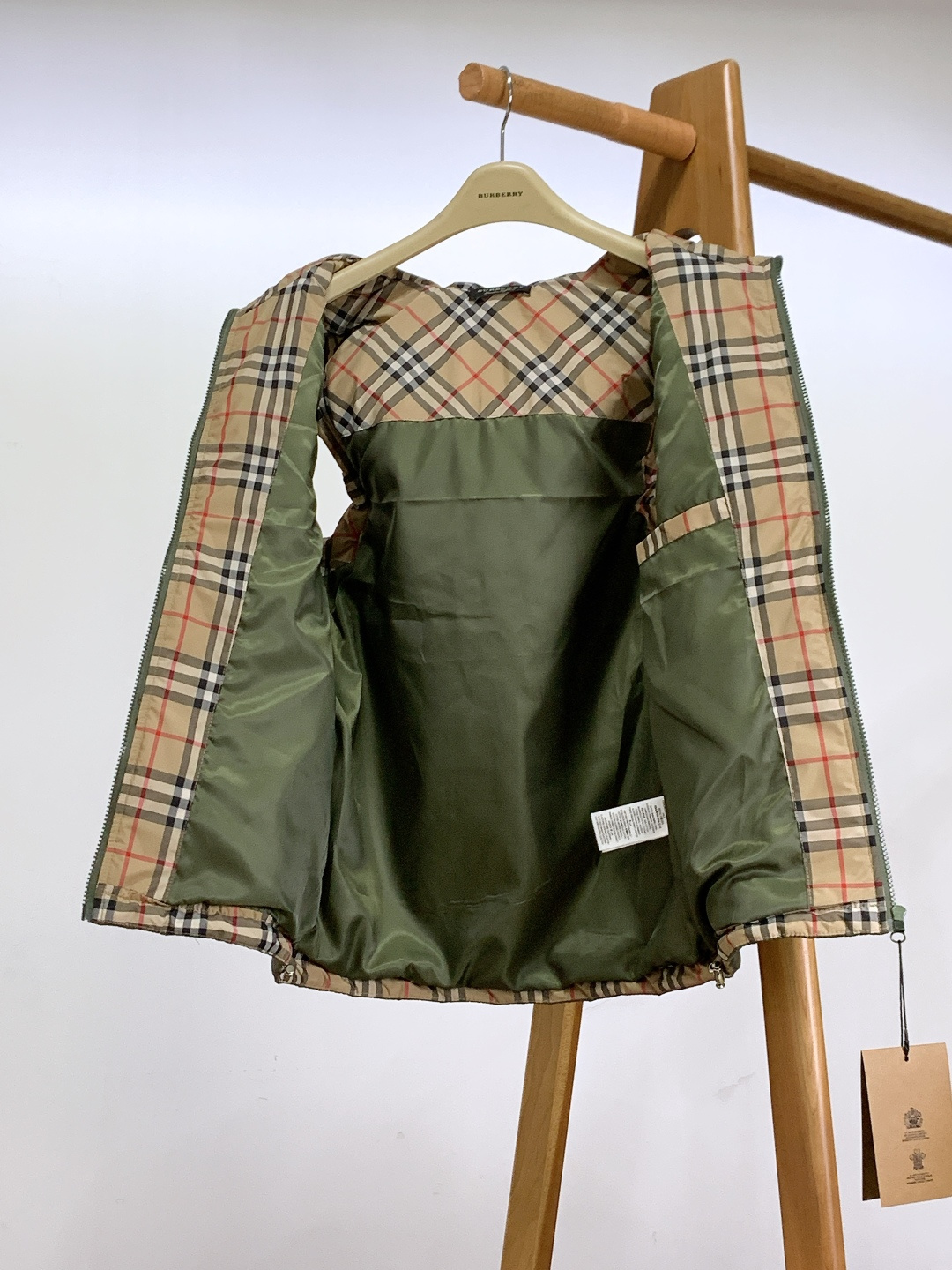 Burberry Vest Cotton Hooded S-m-xl