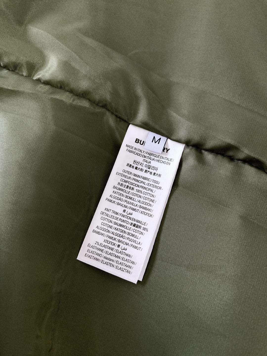 Burberry Vest Cotton Hooded S-m-xl