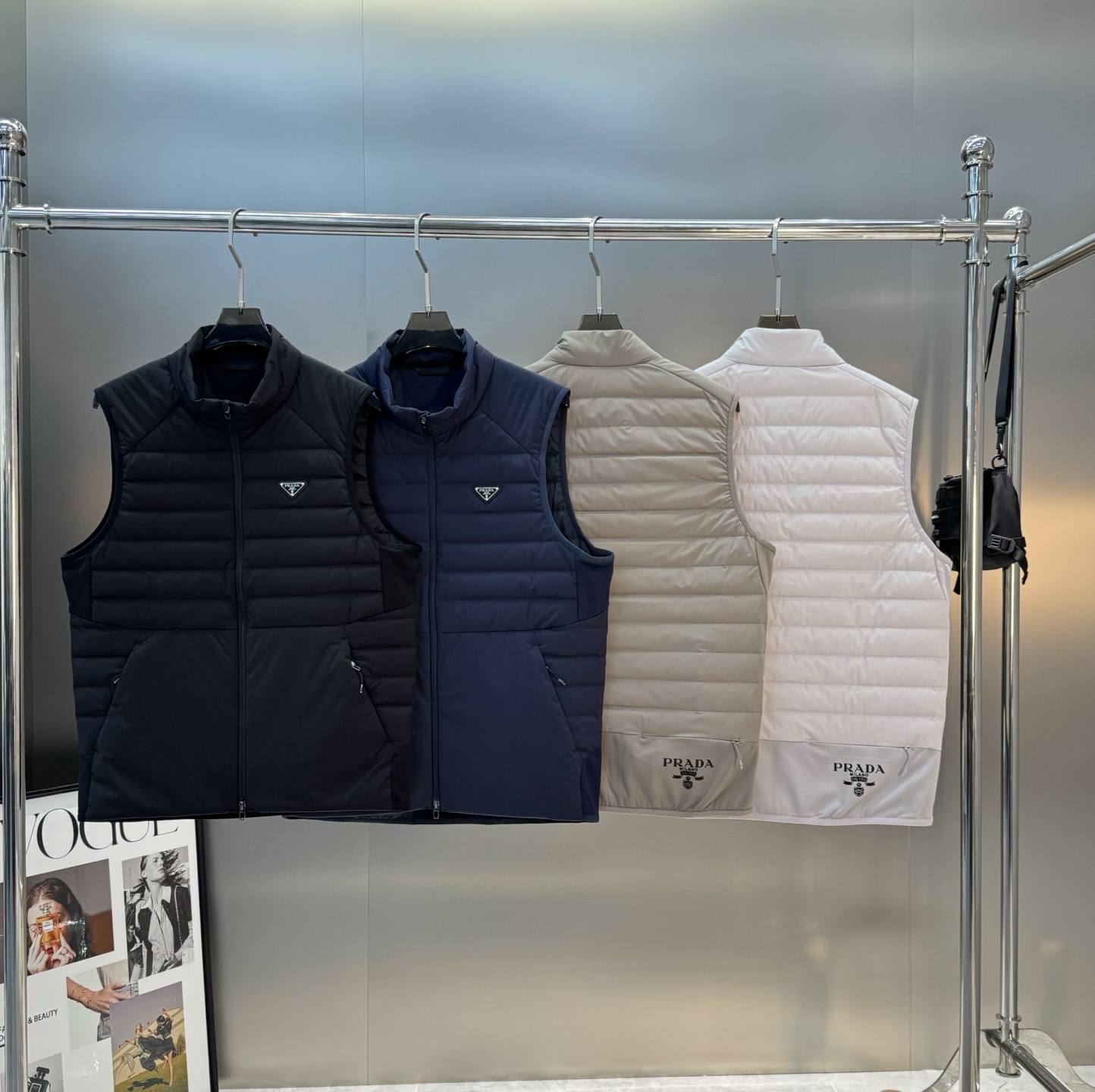 Prada Down Vest Black Slim Fit S-m-xl-175140