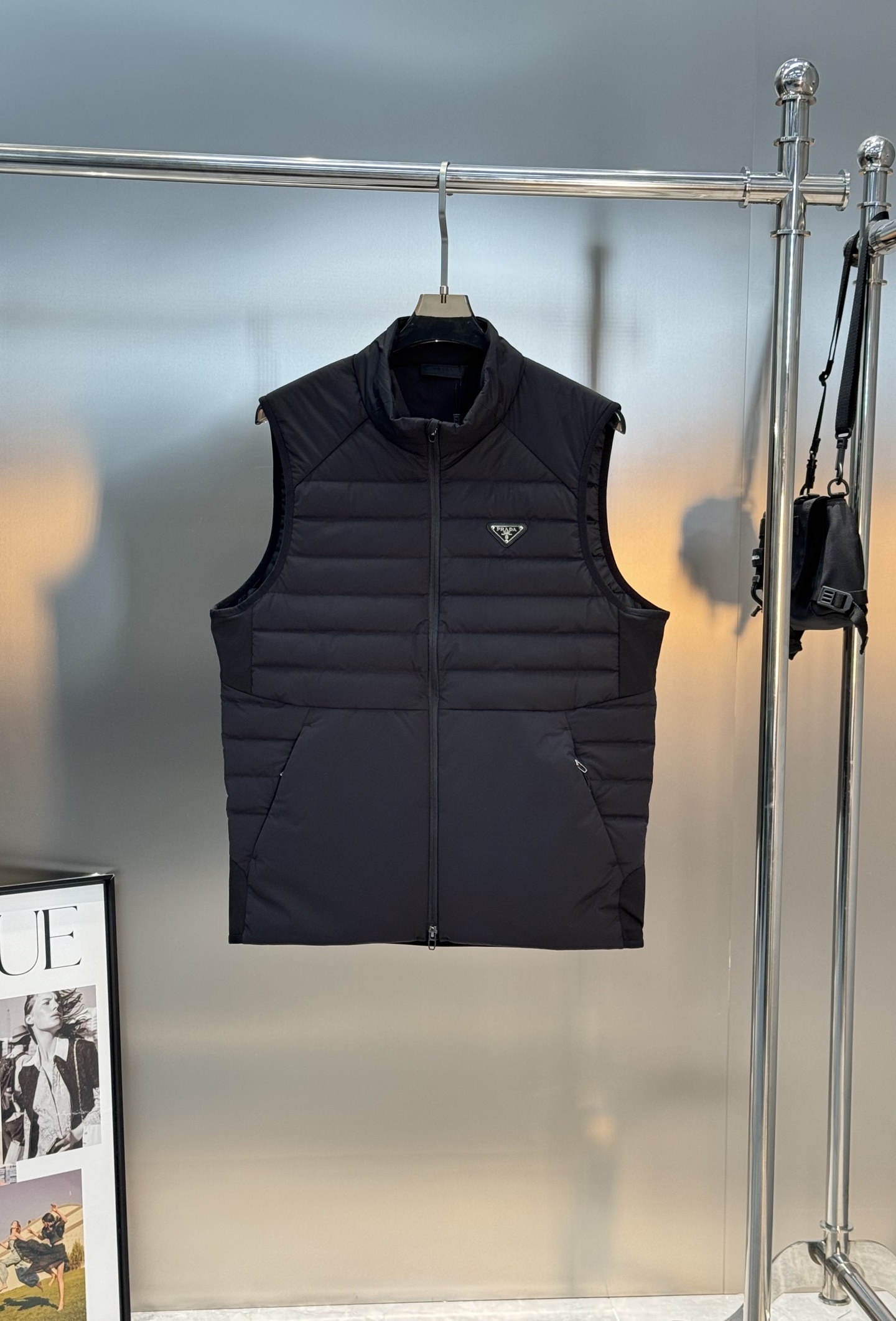 Prada Down Vest Black Slim Fit S-m-xl-175140