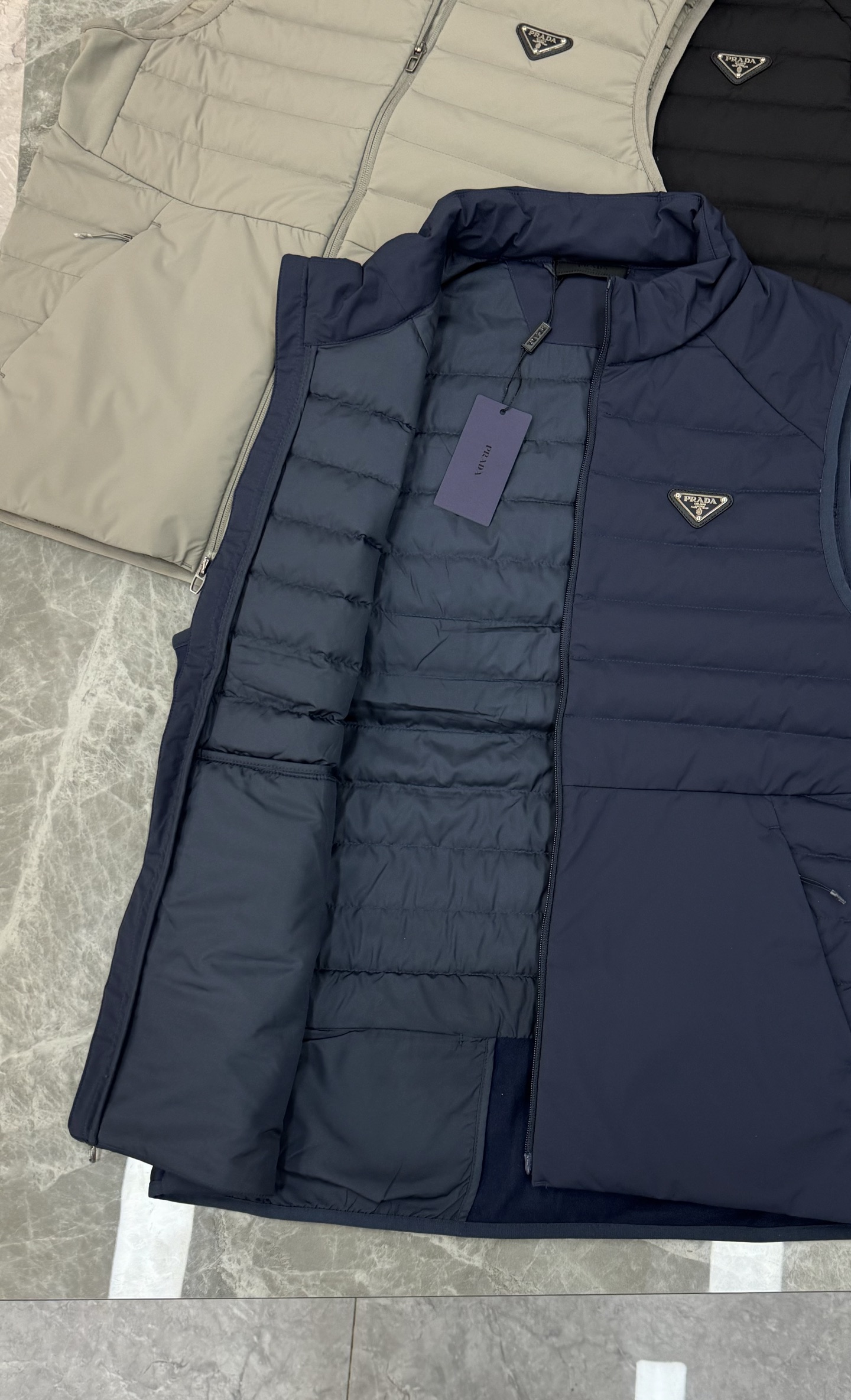 Prada Down Vest Black Slim Fit S-m-xl-175140