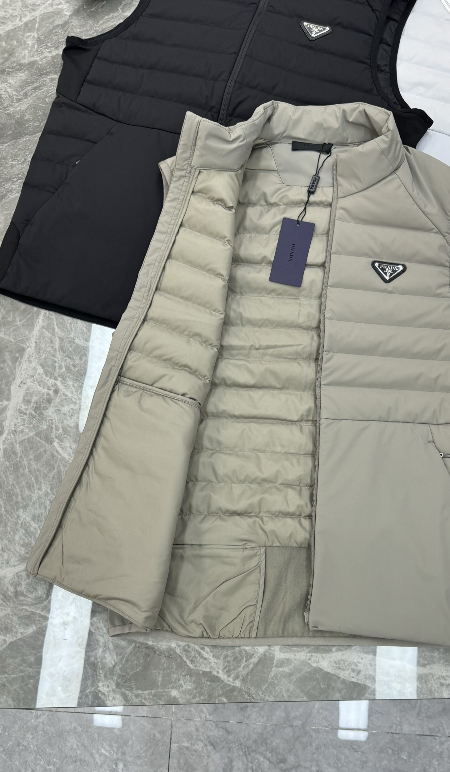 Prada Down Vest Black Slim Fit S-m-xl-175140