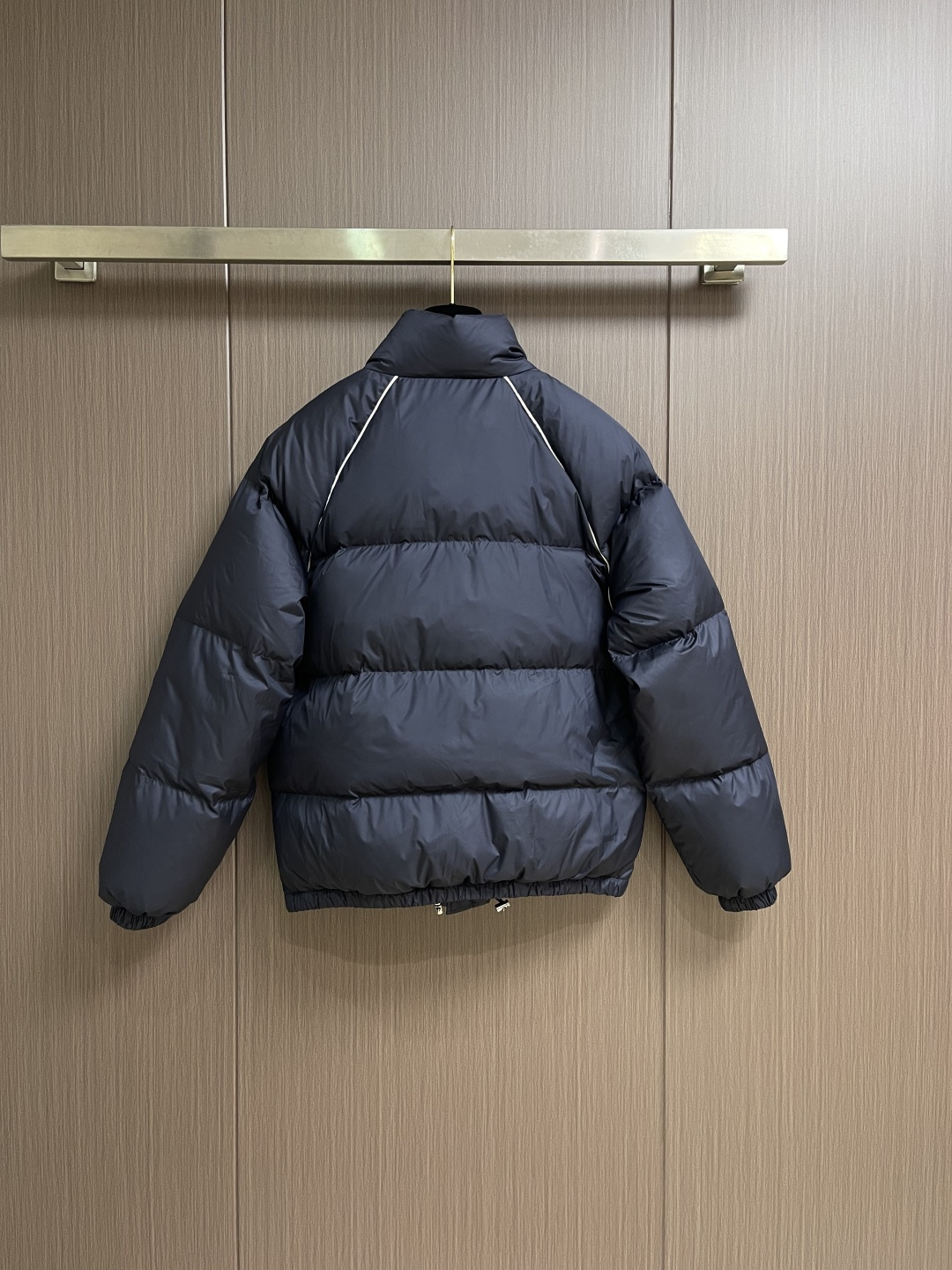 Miu Miu Down Jacket Knitted White Fleece Lined M