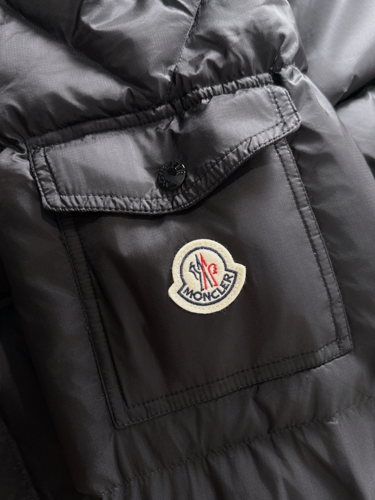 Moncler Down Jacket Goose Down Black S-m-l-xl