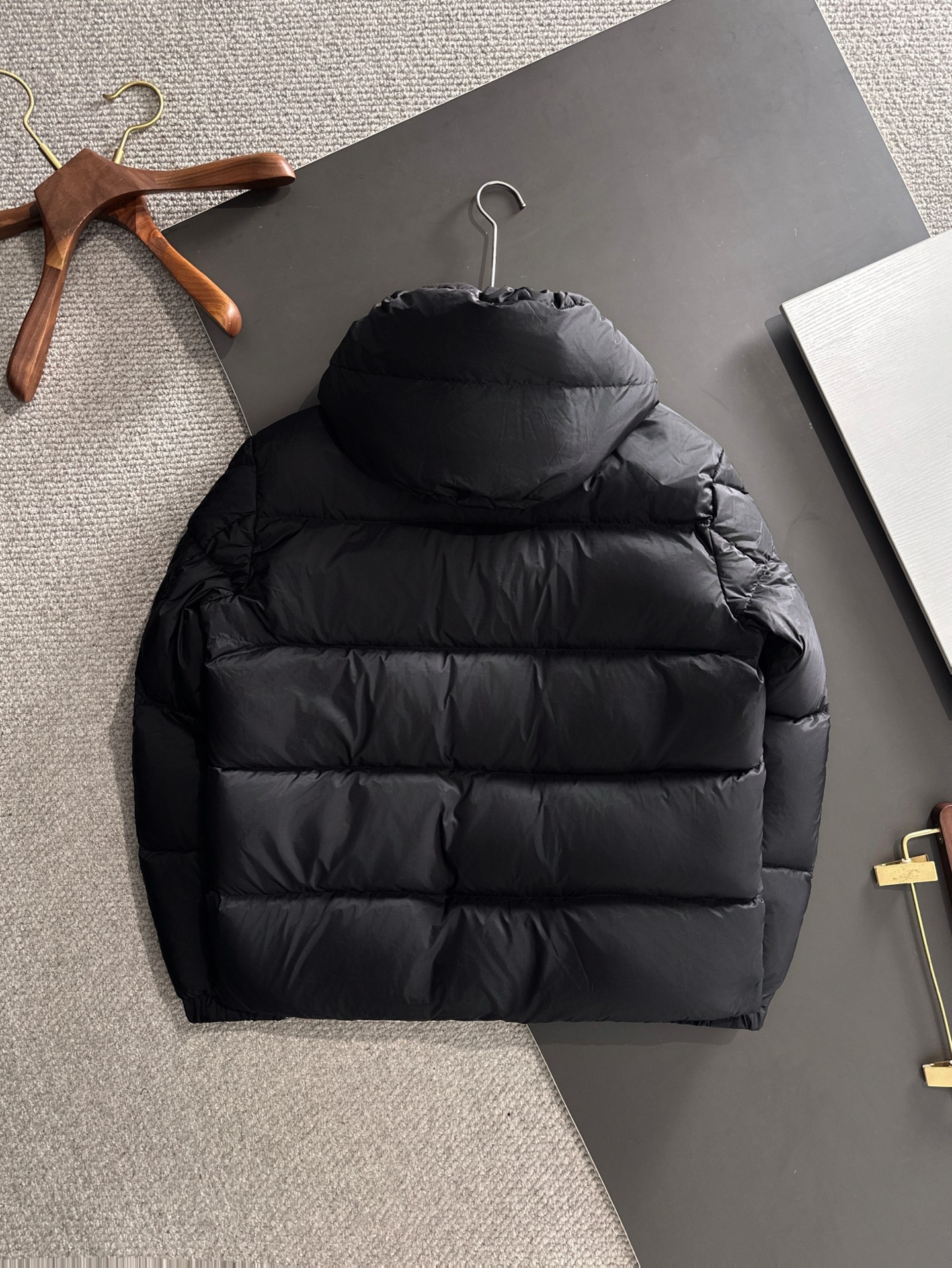 Moncler Down Jacket Goose Down Black S-m-l-xl
