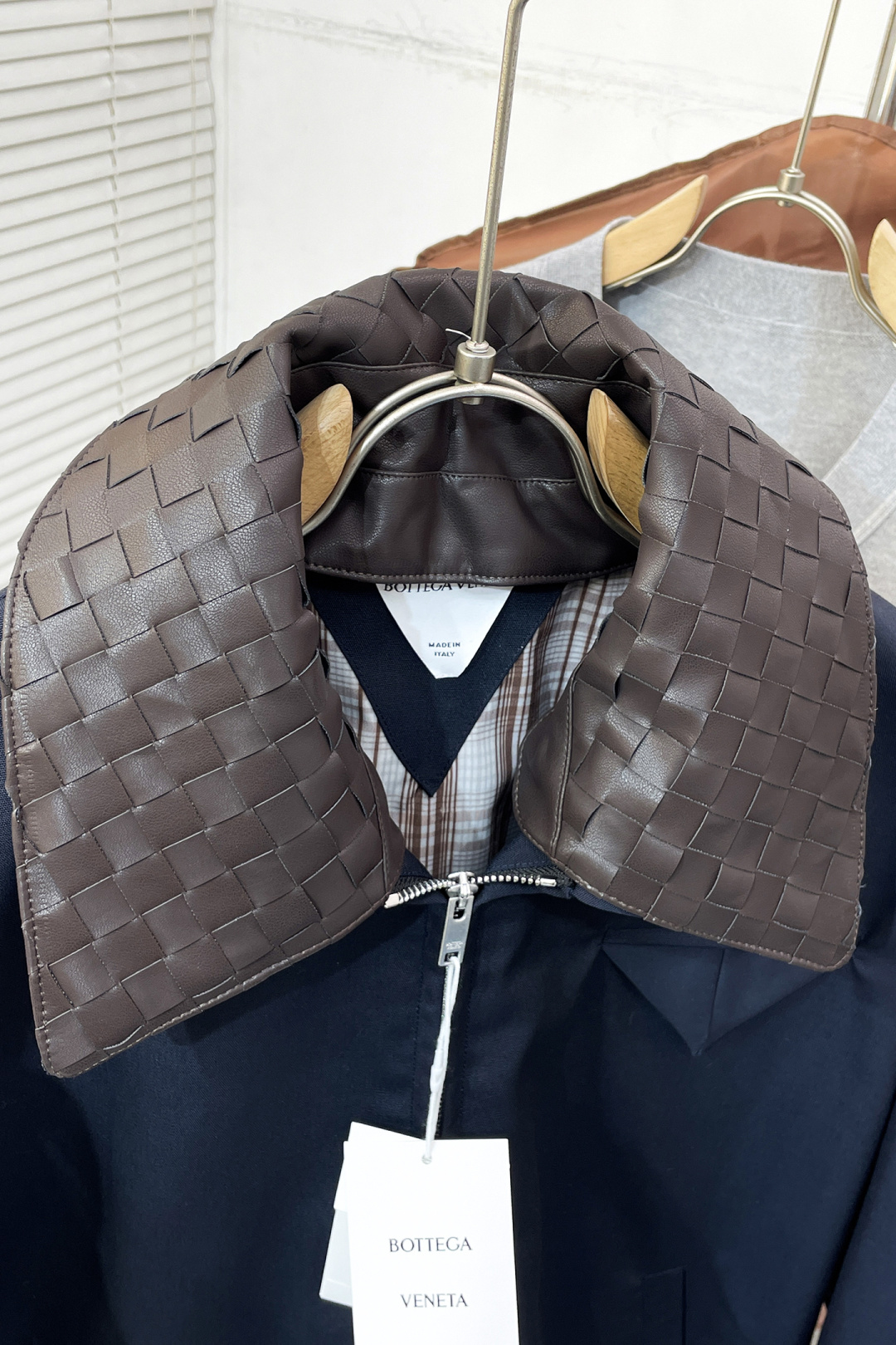 Bottega Veneta Jacket Cotton Plaid S-m