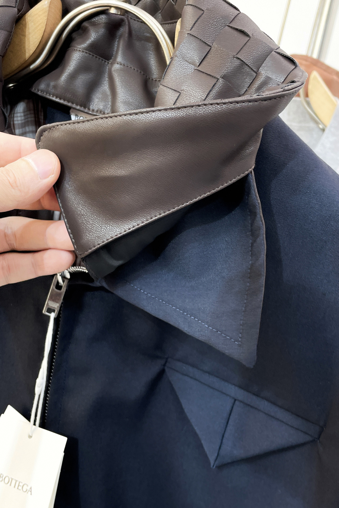 Bottega Veneta Jacket Cotton Plaid S-m