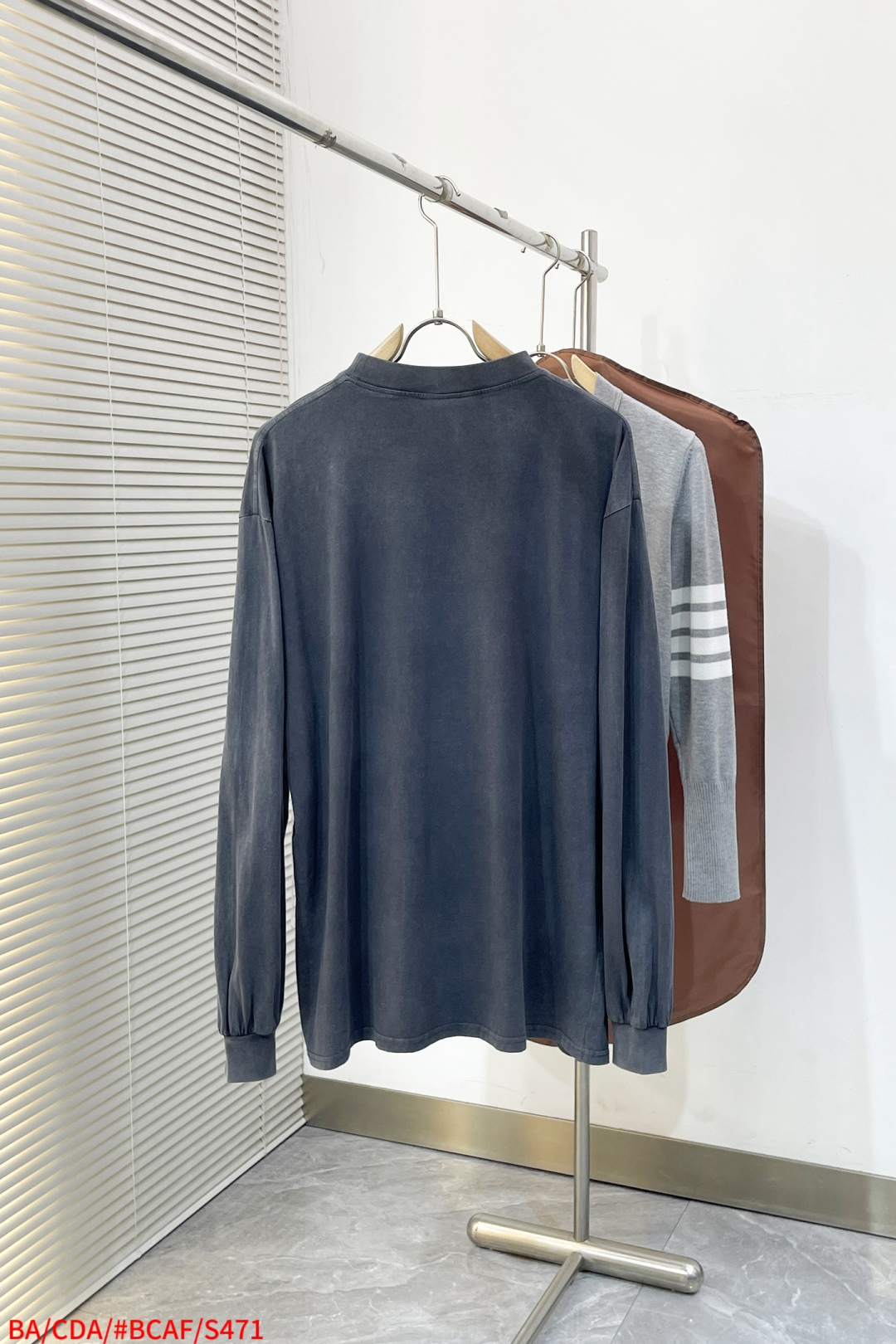 Balenciaga Couple Basic Clothing Cotton Black Printed S-m-l