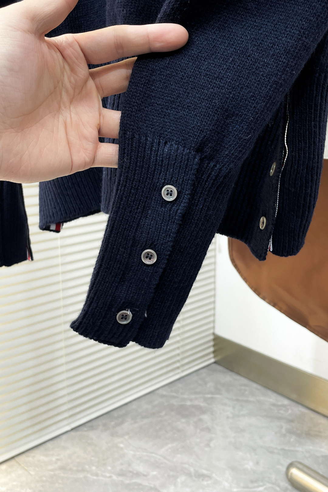 Thom Browne Basic Clothing Knitted Blue S-m