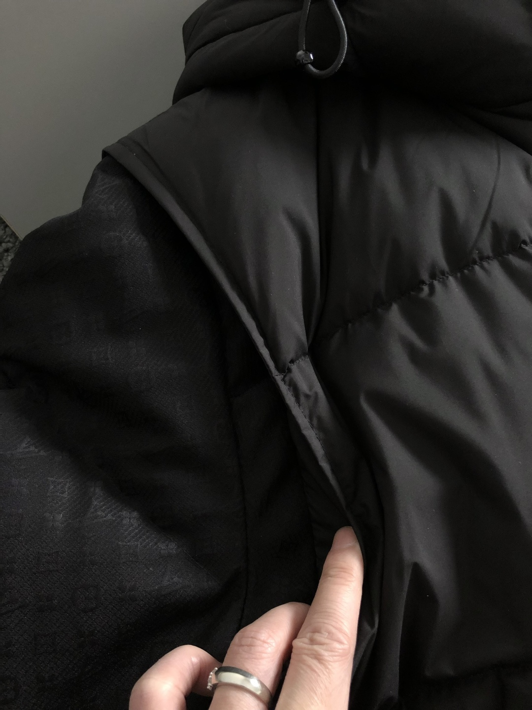 Loro Piana Down Jacket White Duck Down Black L